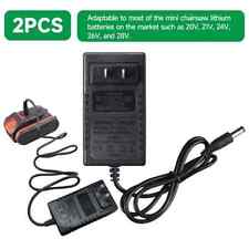 Mini adaptador carregador de motosserra para serra sem fio bateria 21V 24V (apenas carregador) comprar usado  Enviando para Brazil