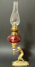 Alte figürliche petroleumlamp gebraucht kaufen  Langweiler