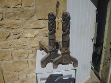 Ancienne paire chenets d'occasion  Bazeilles