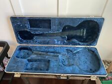 Estojo rígido vintage azul forrado para guitarra Les Paul retangular, usado comprar usado  Enviando para Brazil