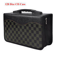 Estojo organizador bolsa de armazenamento 128 discos CD DVD carteira portátil caixa álbum comprar usado  Enviando para Brazil