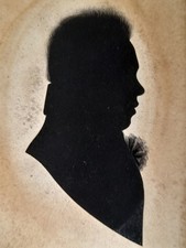 C1800 miniature silhouette for sale  WOLVERHAMPTON