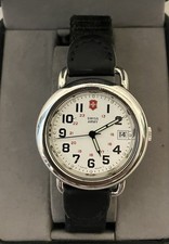 Relógio de cavalaria masculino exército suíço pulseira de couro lona precisa de bateria nova  comprar usado  Enviando para Brazil