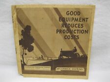 Good equipment mccormick for sale  Ferrisburgh
