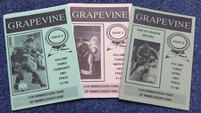 Wimbledon grapevine fanzines for sale  UK