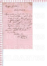 E7833 documento storico usato  Como