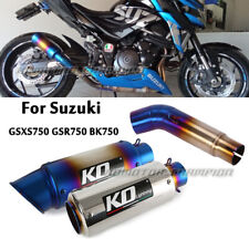 Silenciador de pontas de escape tubo de conexão médio escape para Suzuki GSX-S750 GSR750 BK750 comprar usado  Enviando para Brazil