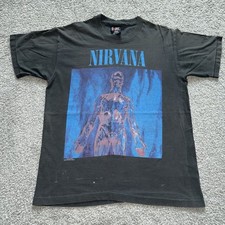 Camiseta Vintage Anos 90 1992 Nirvana Sliver Giant Tag Tamanho G, usado comprar usado  Enviando para Brazil