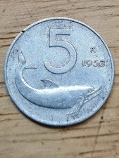 Moneta lire delfino usato  Roma