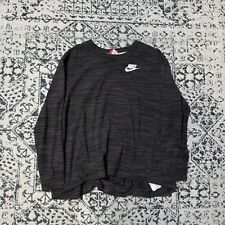 Vintage Nike Damskie Czarne Bawełniane Okrągły dekolt Rozmiar XL Y2K lata 90. Archiwum Bieganie Sport na sprzedaż  PL