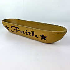 FAITH SIMPLIFY TIGELA DE MADEIRA Mesa de Cozinha Amarela Madeira Presente Religioso Decorativo comprar usado  Enviando para Brazil