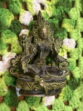 Brass tibetan buddhist for sale  Spanaway