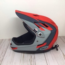 Capacete de bicicleta BELL Sanction rosto inteiro BMX vermelho cinza preto bolsa pequena incluída comprar usado  Enviando para Brazil