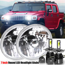 Par de faróis de LED redondos DOT 7 polegadas feixe alto baixo branco para Hummer H2 2003-2009 comprar usado  Enviando para Brazil