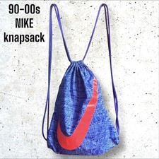 Mochila Nike anos 90 azul e vermelha fluorescente 17,1x13,8 polegadas comprar usado  Enviando para Brazil