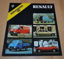 Folheto 1984 Renault Van Truck Prospekt Prospectus Holland Edition comprar usado  Enviando para Brazil