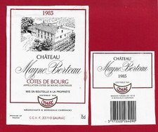 Etiquette bordeaux cotes d'occasion  Albertville