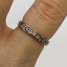 Pink sapphire diamond for sale  UK