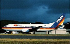 Usado, Cartão postal Dr Jim Stamps Taca International Airlines Boeing 737 3S1 N371Ta comprar usado  Enviando para Brazil