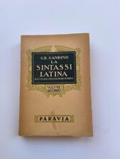 G.b. gandino sintassi usato  Napoli