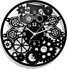 Orologio parete steampunk usato  Roma
