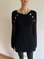 Poncho noir boutons d'occasion  Void-Vacon