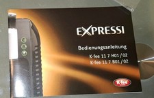 Bedienungsanleitung expressi k gebraucht kaufen  Seelbach