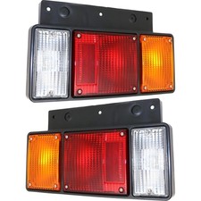 Conjunto de lanterna traseira para 1995-1998 Isuzu FRR 87-96 FSR LH RH âmbar vermelho claro halogênio comprar usado  Enviando para Brazil