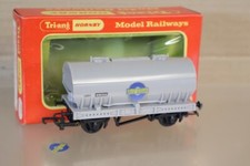 TRIANG HORNBY R564 BR VAGÃO TANQUE DE CIMENTO CÍRCULO AZUL LA211 NA CAIXA om, usado comprar usado  Enviando para Brazil