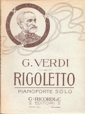 Verdi rigoletto melodramma usato Verdi rigoletto melodramma usato  Novellara