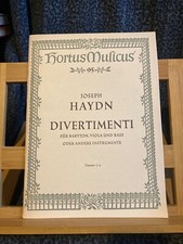 Haydn divertimenti baryton d'occasion  Rennes