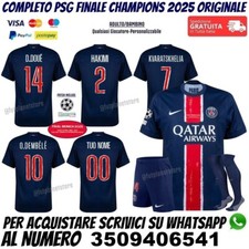 Maglia psg finale usato  Pievepelago