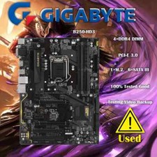 Placa-mãe Gigabyte B250 HD3 desktop LGA 1151 suporte DDR4 64GB M.2 USADA comprar usado  Enviando para Brazil
