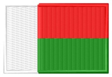 Flag magadascar drapeau usato  Spedire a Italy
