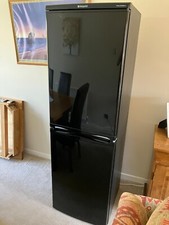 black hotpoint fridge freezer for sale  BRIDGEND
