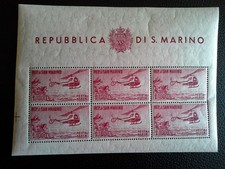 francobolli san marino elicottero usato  Civitanova Marche