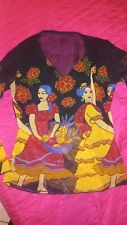 Blusa disegno gitano usato  Mercogliano