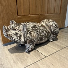 Wooden pig ornament for sale  NEWMARKET