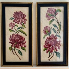Vintage wool needlepoint for sale  Farmington