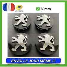 4 X LOGO EMBLÈME Insigne PEUGEOT 60 mm NOIR Cache moyeu jante Centre de roue comprar usado  Enviando para Brazil