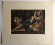 Antique painting watercolour for sale  BIRMINGHAM