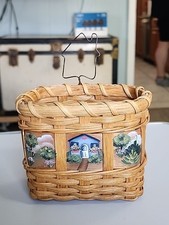 Vtg woven basket for sale  Wise