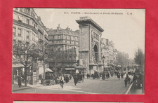 Cpa paris boulevard d'occasion  Auneau