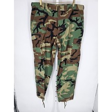 Usado, Calça social masculina uniforme militar verde camuflagem cintura alta botão mais próximo tamanho G comprar usado  Enviando para Brazil