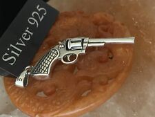 Silver gun pendant for sale  BRIGHTON