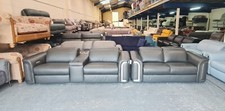 Plaza charcoal leather for sale  DEESIDE