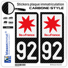 Autocollants plaque immatricul d'occasion Autocollants plaque immatricul d'occasion  Balaruc-les-Bains