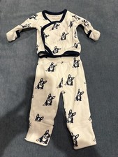Conjunto Monica and Andy Hello Baby - Bulldogs Franceses Tamanho 0-3 meses, usado comprar usado  Enviando para Brazil