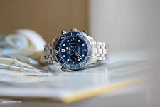 Omega Seamaster Diver 300M cronógrafo 44mm mostrador azul aço 210.30.44.51.03.001 comprar usado  Enviando para Brazil