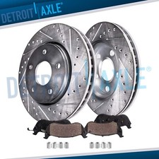 Pastilhas de freio dianteiras perfuradas rotores de cerâmica para Jeep Wrangler JK 2007-2017 comprar usado  Enviando para Brazil